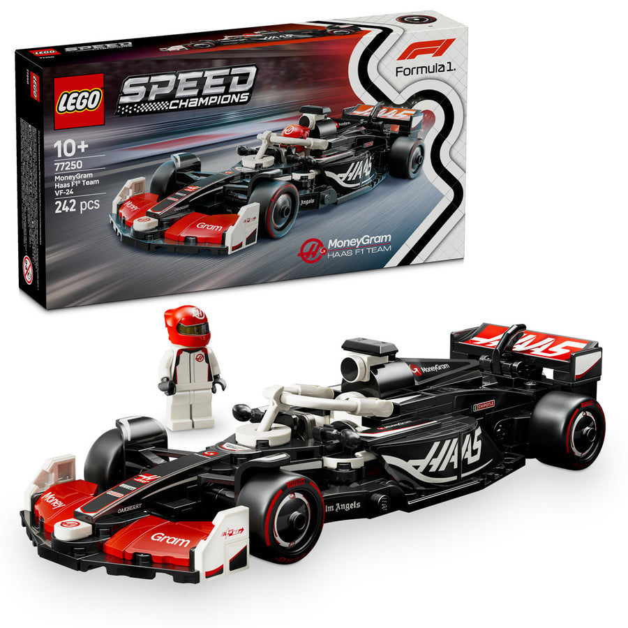 LEGO Speed Champions 77250 — Masina de curse MoneyGram Haas F1® Team VF-24 – imagine 1