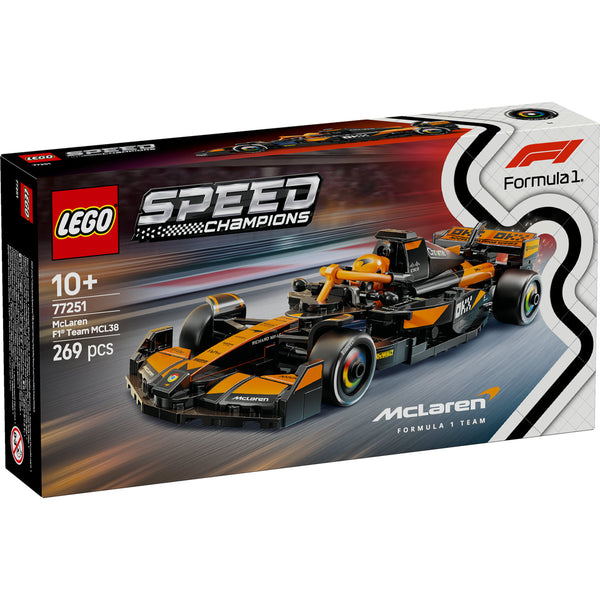 LEGO Speed Champions 77251 — Masina de curse McLaren F1® Team MCL38 – imagine 2