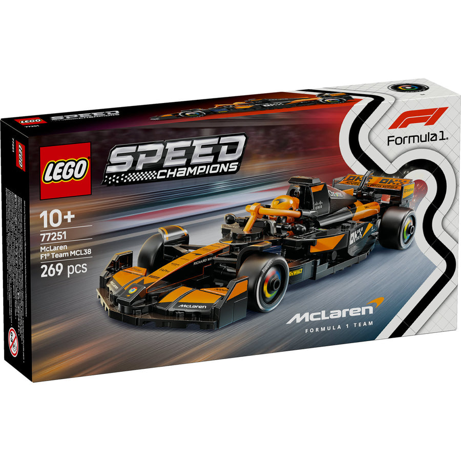 LEGO Speed Champions 77251 — Masina de curse McLaren F1® Team MCL38 – imagine 2