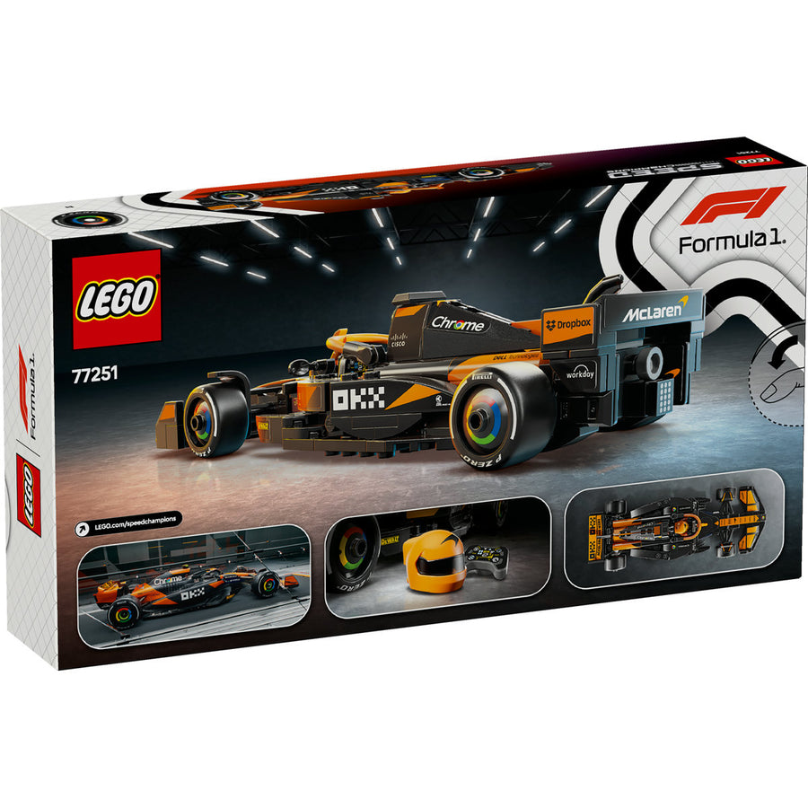 LEGO Speed Champions 77251 — Masina de curse McLaren F1® Team MCL38 – imagine 3