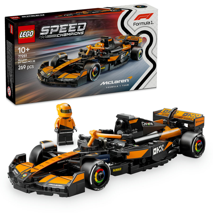 LEGO Speed Champions 77251 — Masina de curse McLaren F1® Team MCL38 – imagine 1