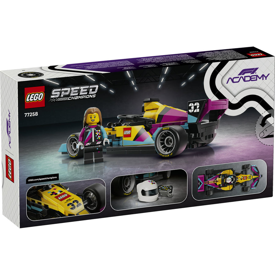 LEGO Speed Champions 77258 — Mașină de curse LEGO F1 ACADEMY – imagine 3