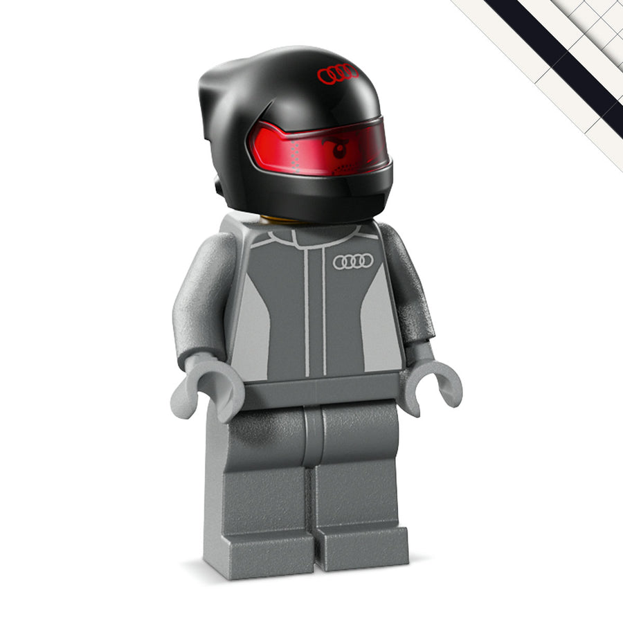 LEGO Speed Champions 77259 — Mașină de curse Audi Revolut F1 Team R26 – imagine 5