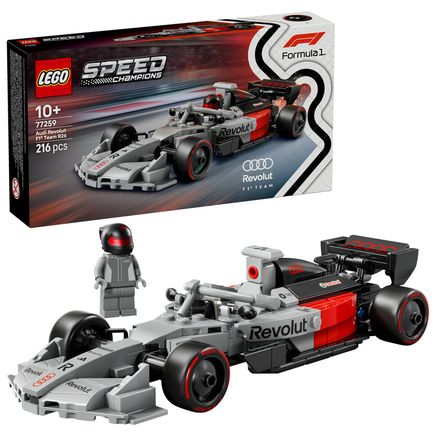 LEGO Speed Champions 77259 — Mașină de curse Audi Revolut F1 Team R26 – imagine 1