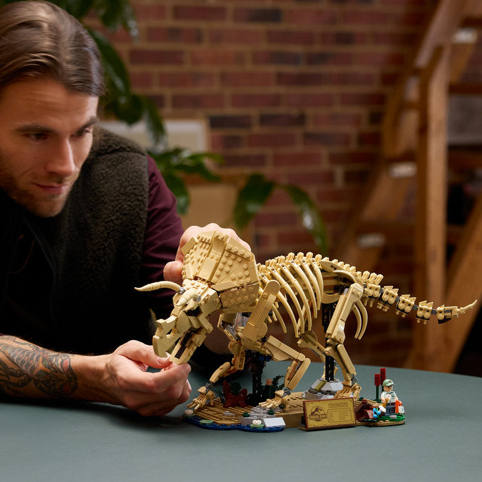 LEGO Jurassic World 77985 — Fosile de dinozaur: Triceratops – imagine 1