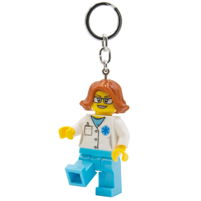 Breloc LEGO Iconic cu LED - Femeie Doctor