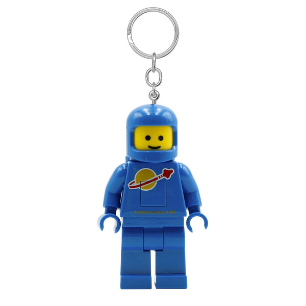Breloc cu lanterna LEGO astronaut  - albastru (LGL-KE10)